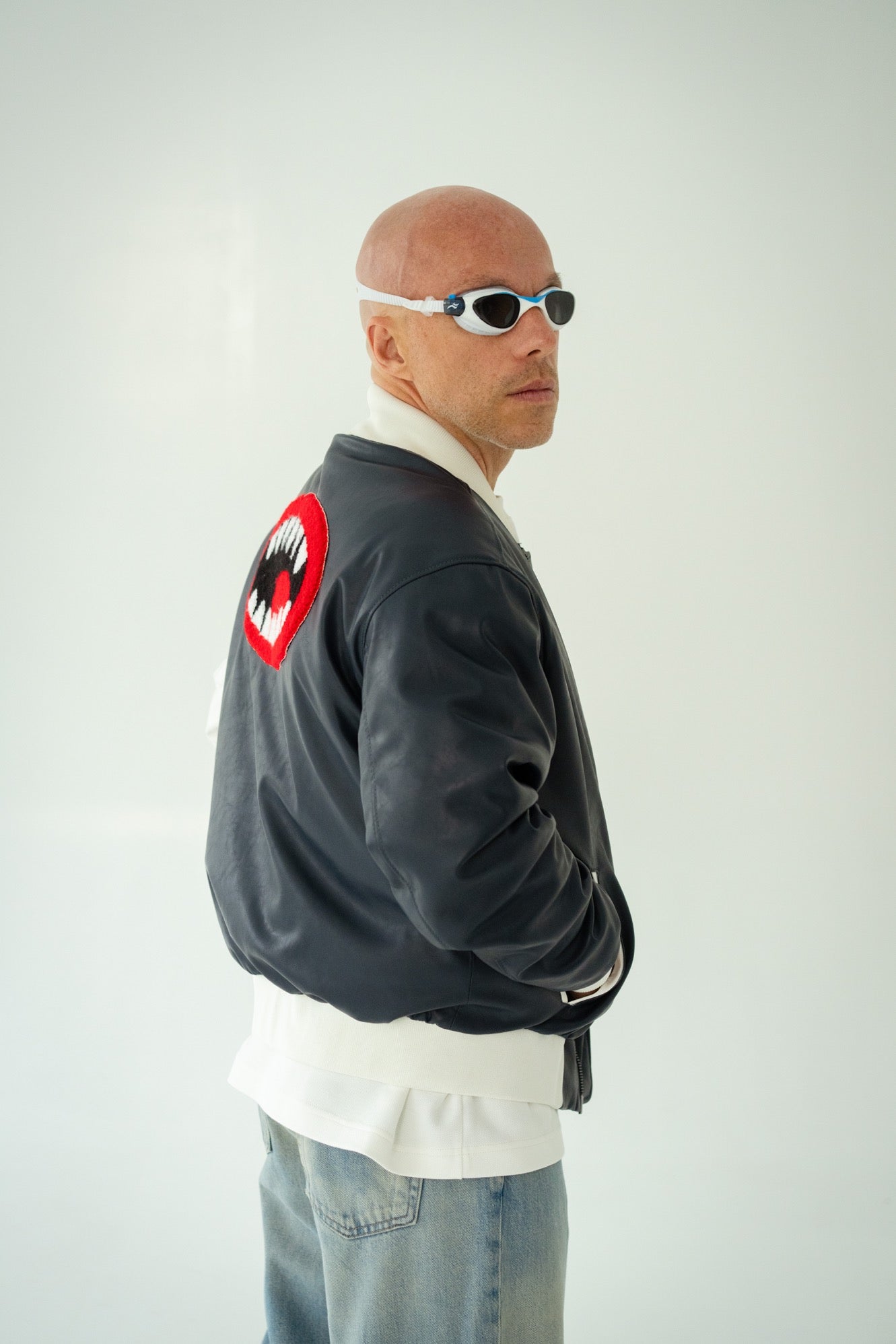 BOMBER “WILD STITCH” with Handmade embroidery