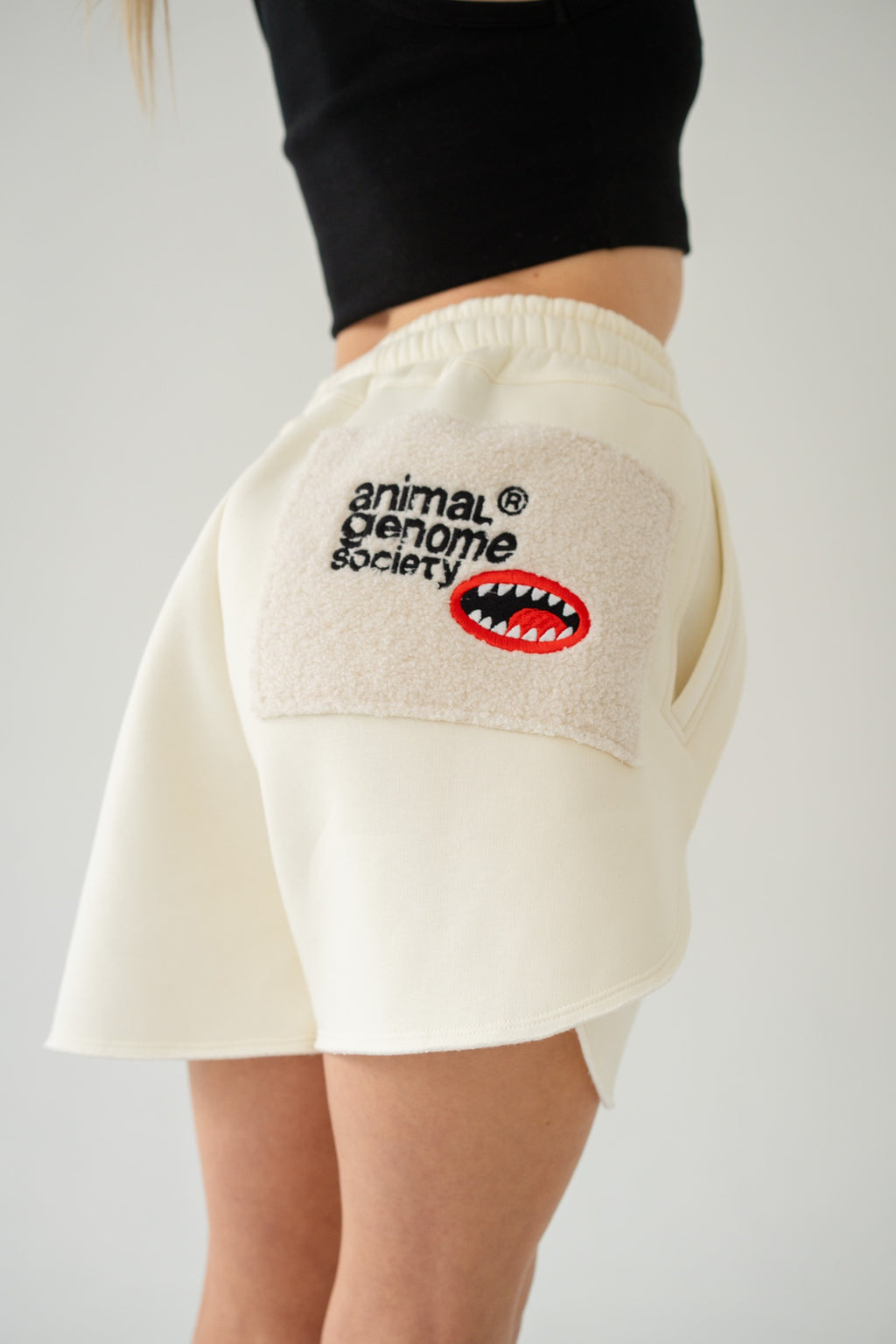 White women's shorts