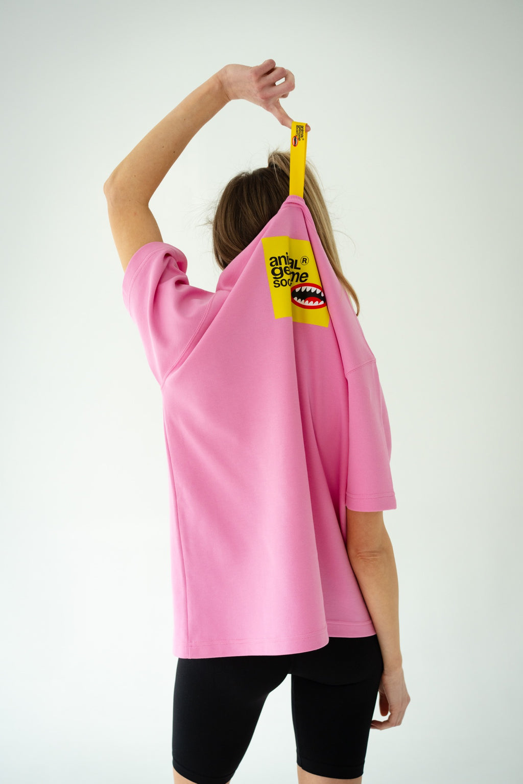 Pink short sleeve T-shirt