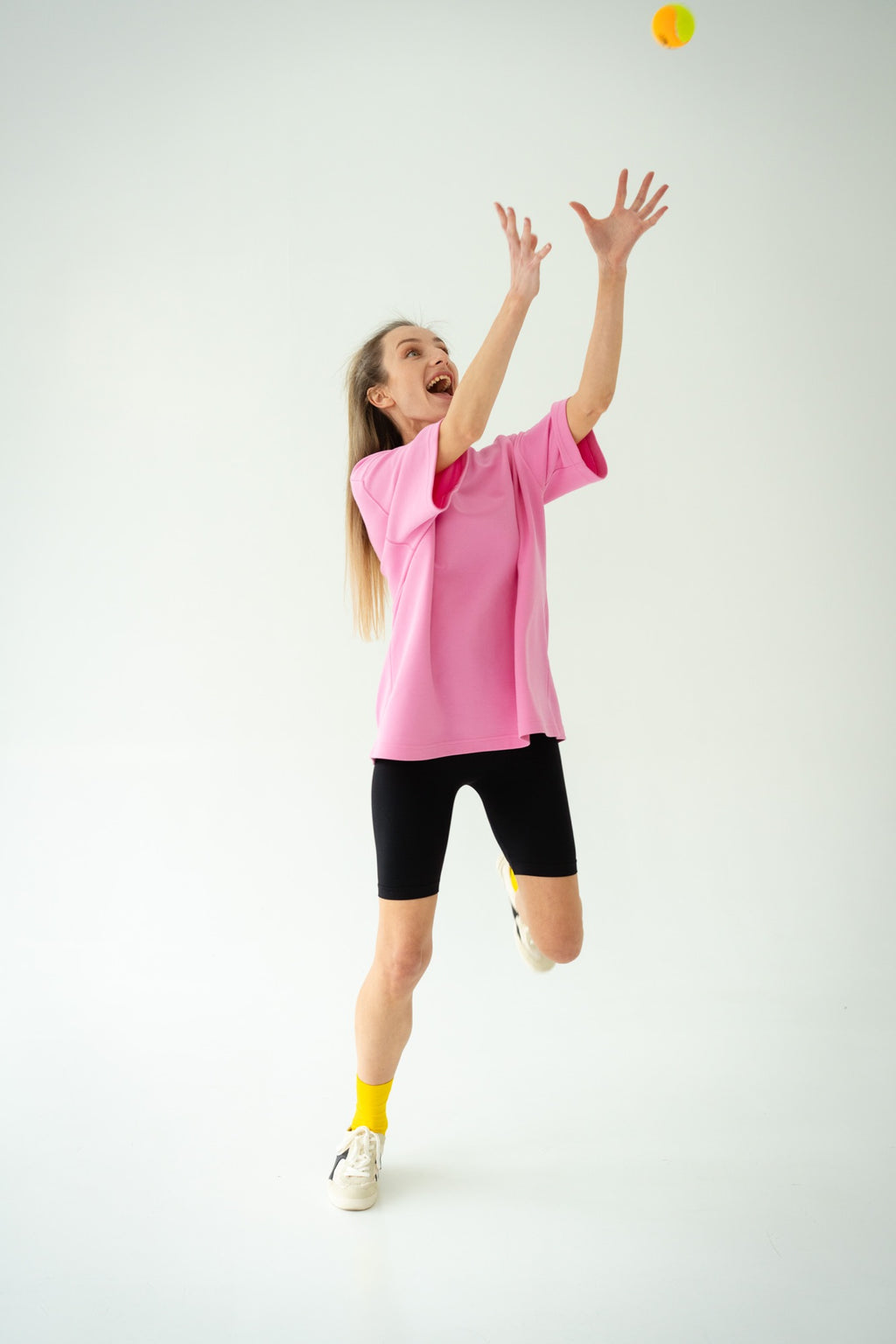 Pink short sleeve T-shirt