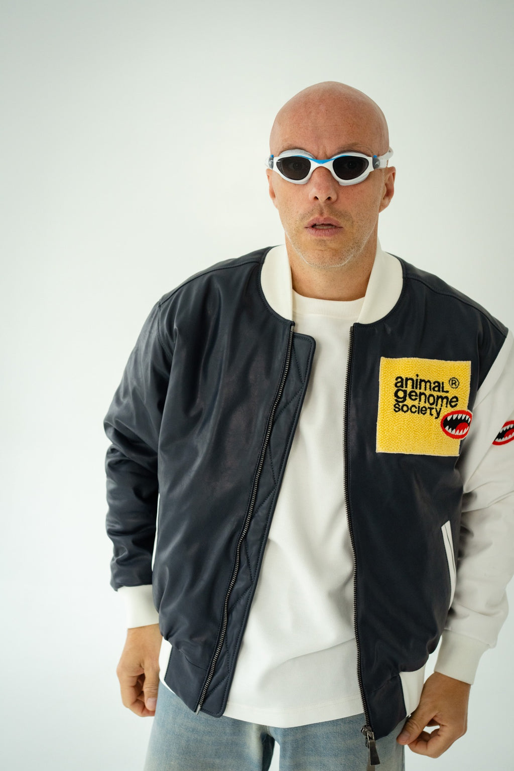 BOMBER “WILD STITCH” with Handmade embroidery