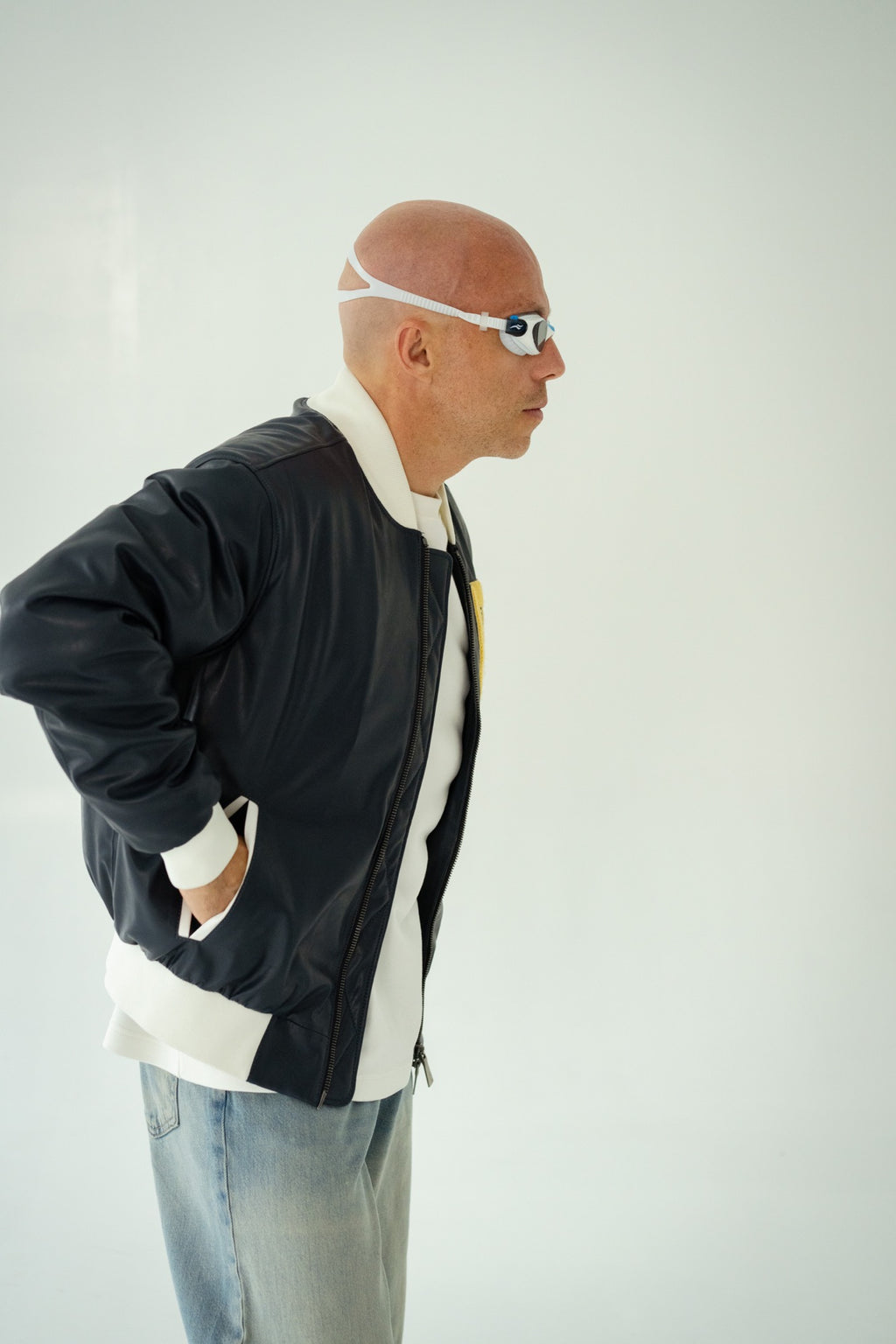 BOMBER “WILD STITCH” with Handmade embroidery