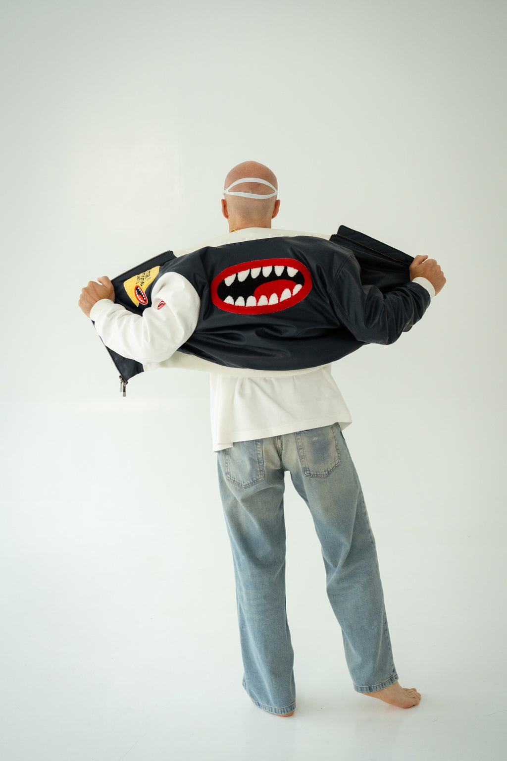 BOMBER “WILD STITCH” with Handmade embroidery