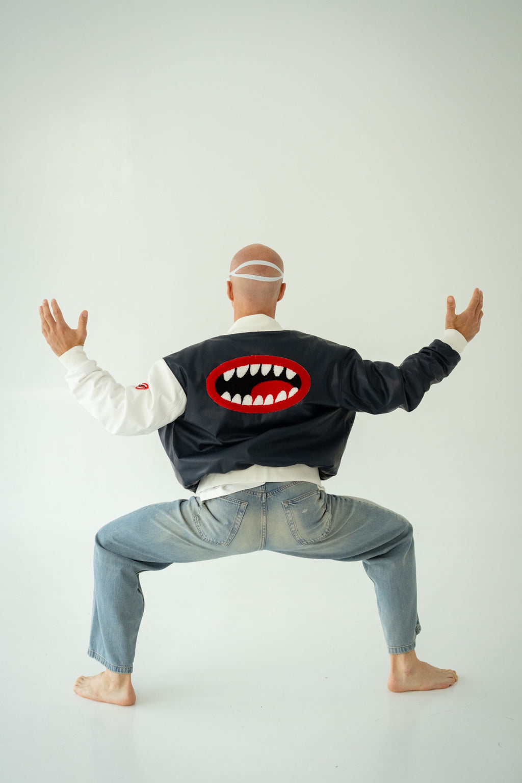 BOMBER “WILD STITCH” with Handmade embroidery
