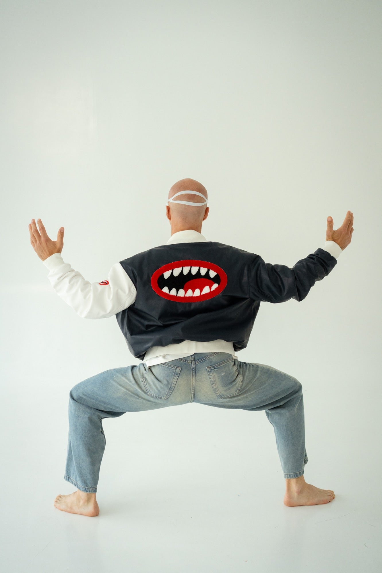 BOMBER “WILD STITCH” with Handmade embroidery