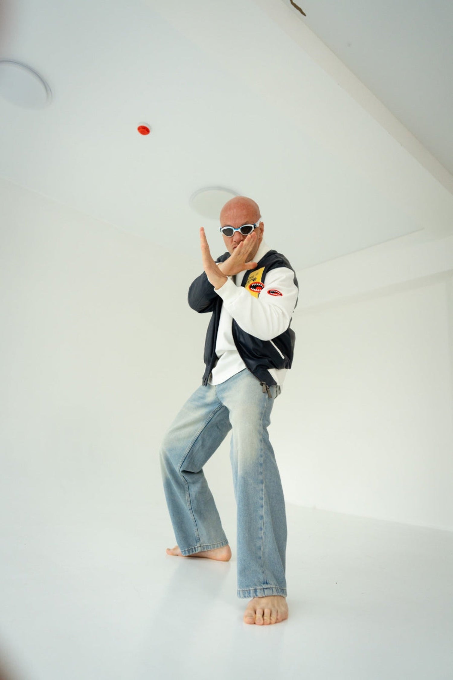 BOMBER “WILD STITCH” with Handmade embroidery