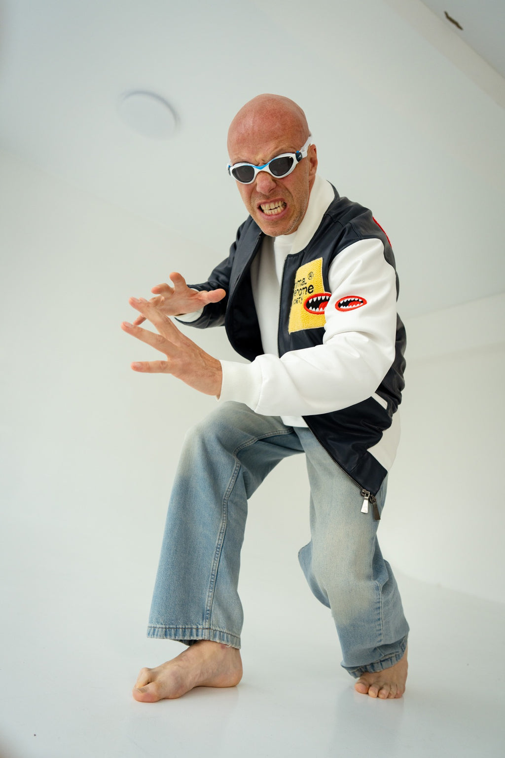 BOMBER “WILD STITCH” with Handmade embroidery