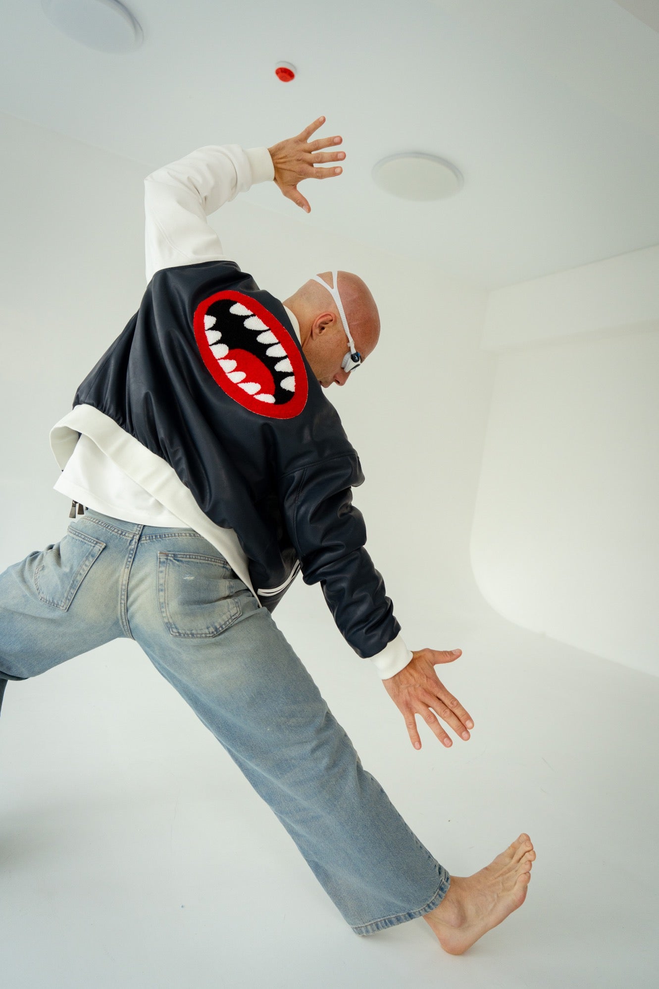 BOMBER “WILD STITCH” with Handmade embroidery