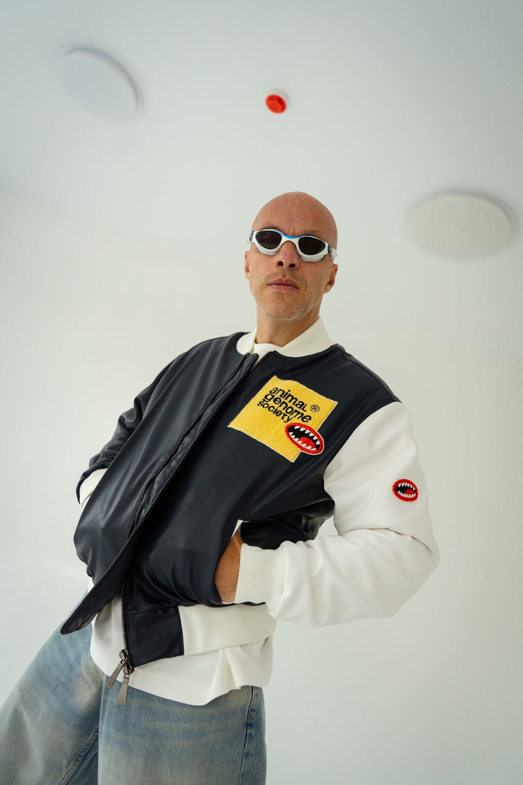 BOMBER “WILD STITCH” with Handmade embroidery