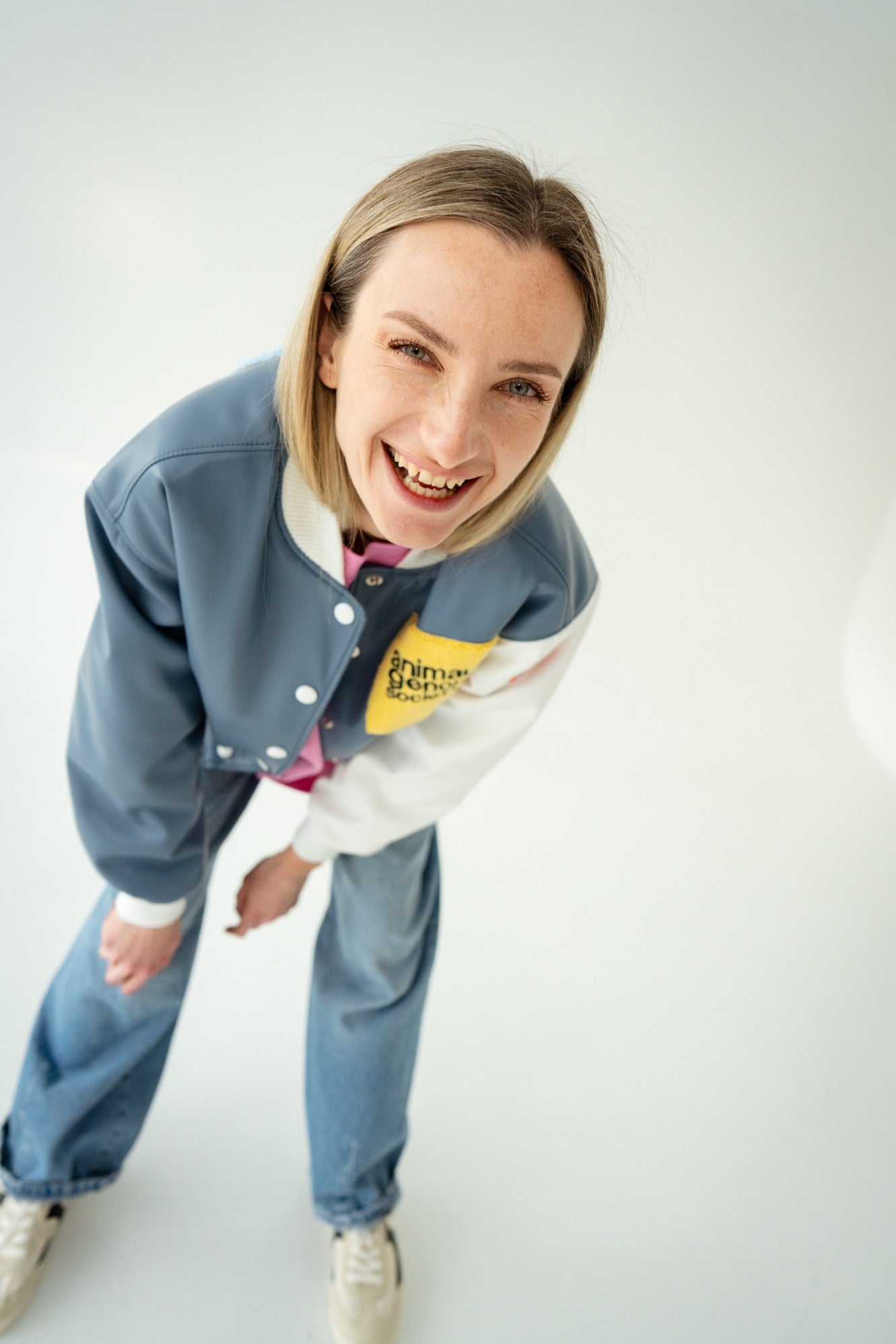 Women's Bomber Jacket with Handmade embroidery